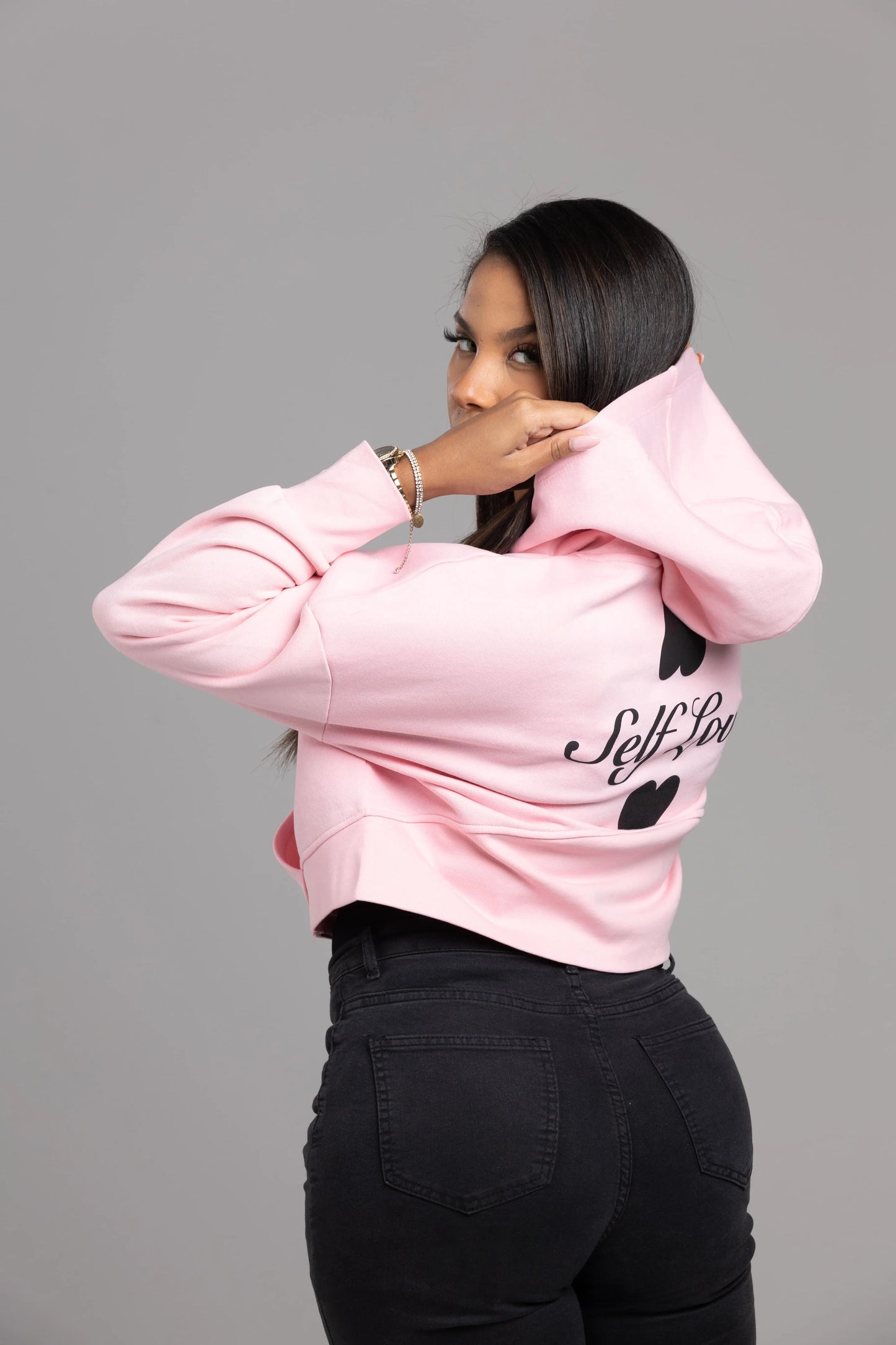 Self Love” Hoodie – Empowerment Pink Edition