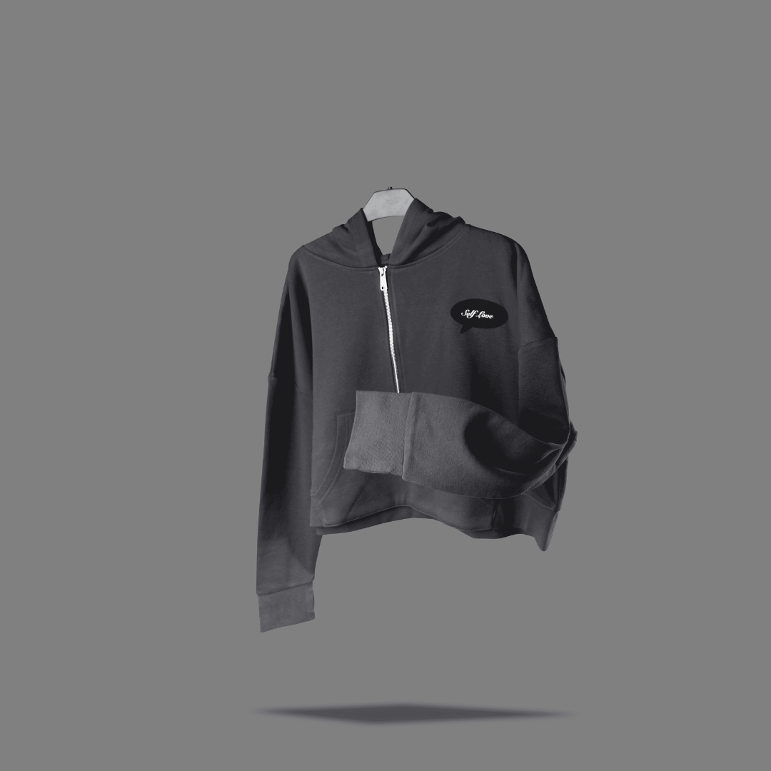 Self Love” Hoodie – Empowerment Grey Edition