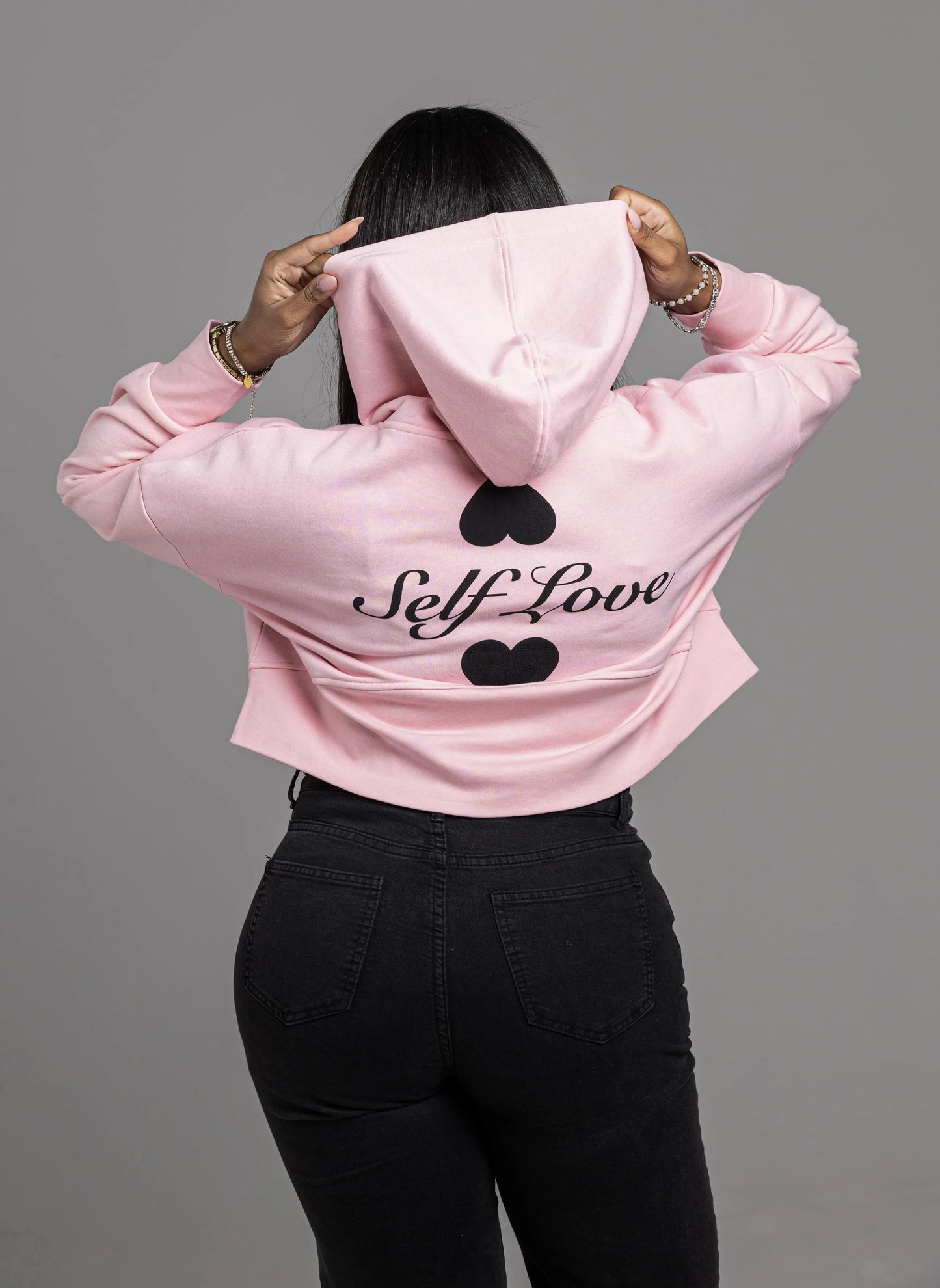 Self Love” Hoodie – Empowerment Pink Edition