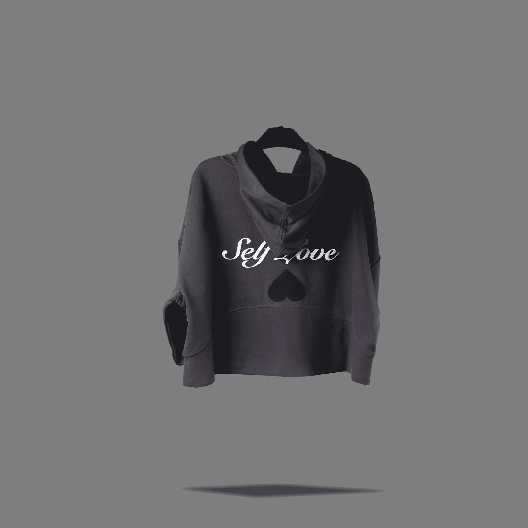 Self Love” Hoodie – Empowerment Grey Edition