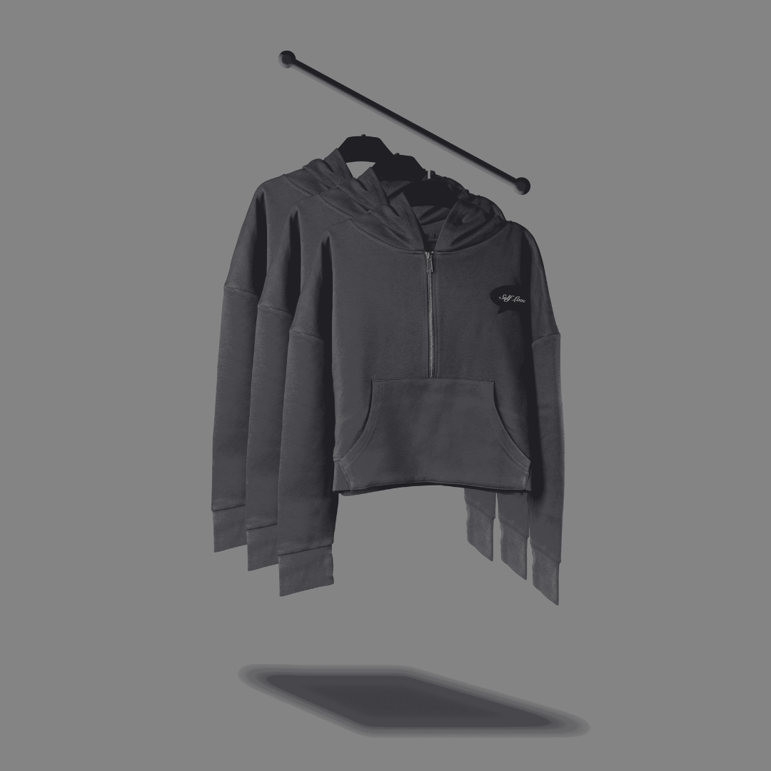 Self Love” Hoodie – Empowerment Grey Edition