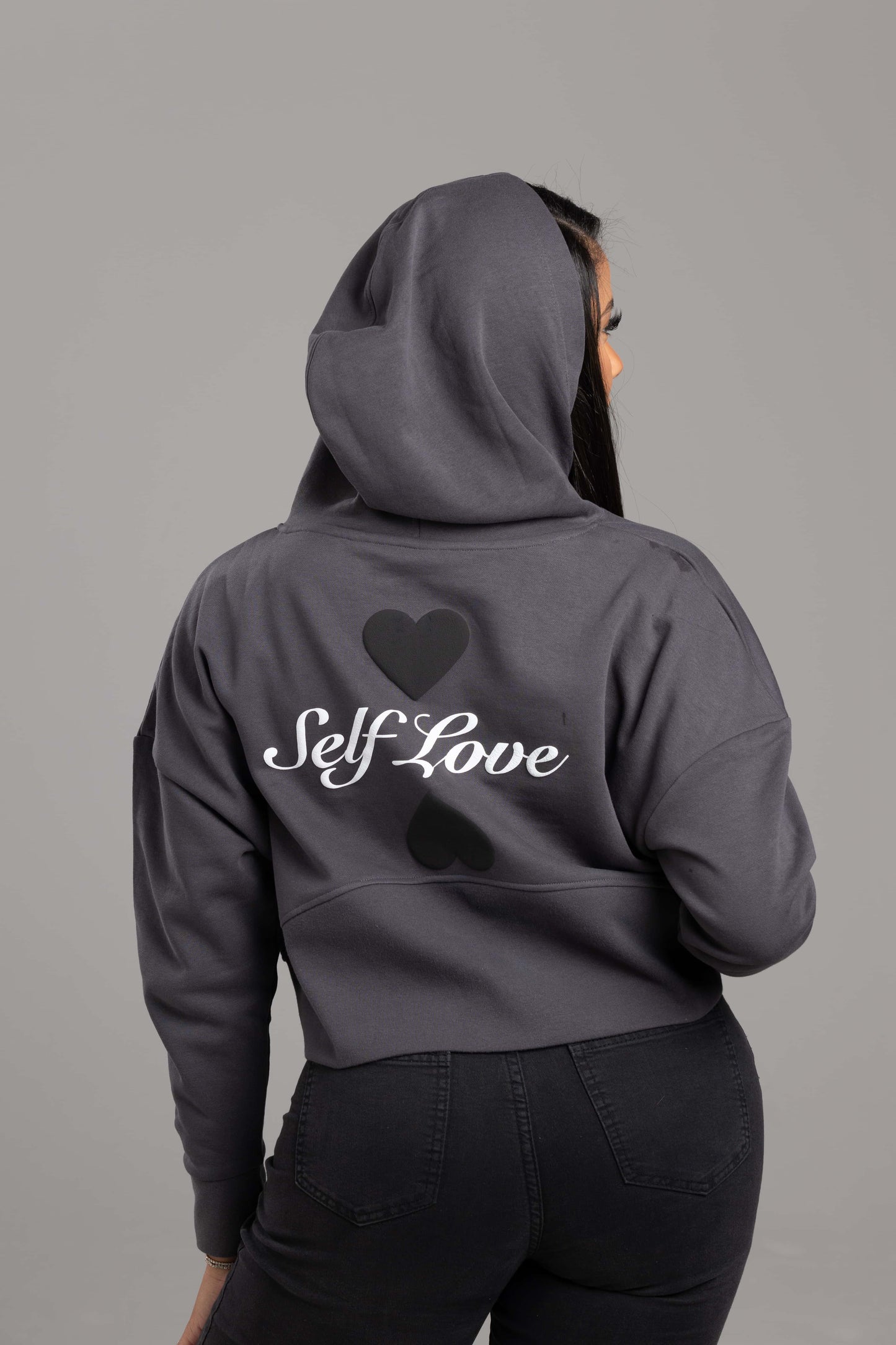 Self Love” Hoodie – Empowerment Grey Edition