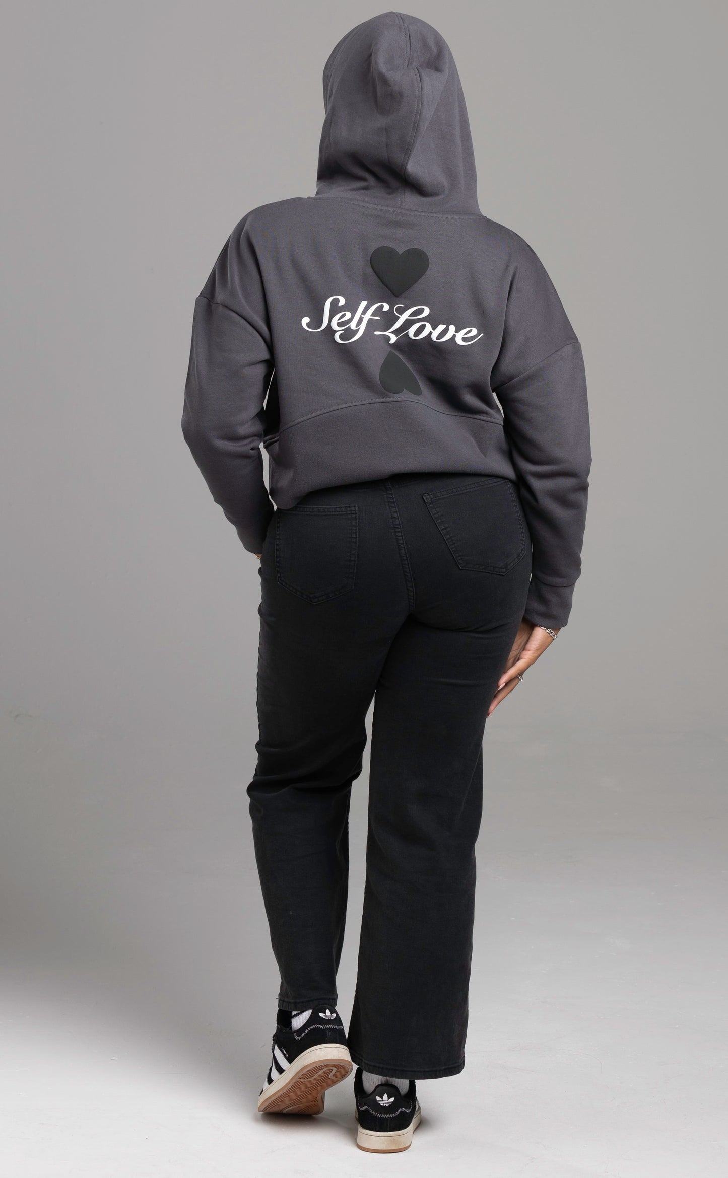 Self Love” Hoodie – Empowerment Grey Edition