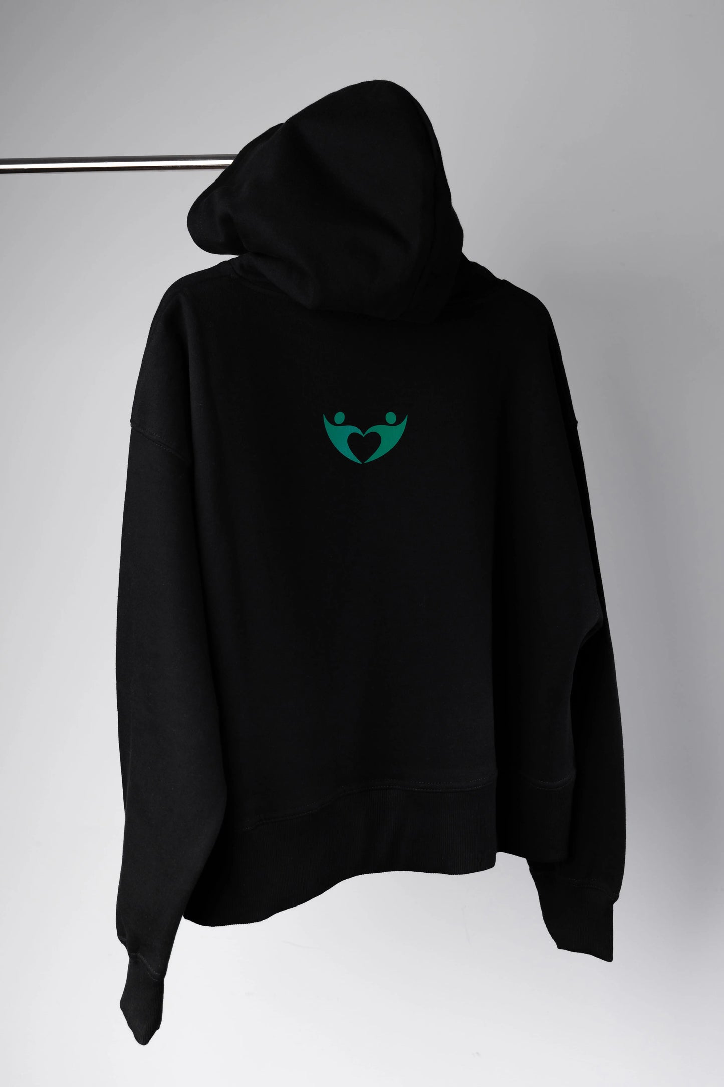 Strength Through Support” Hoodie – Teal Edition