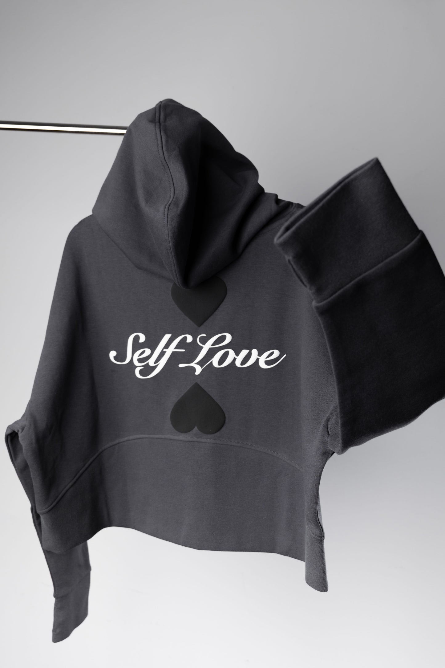 Self Love” Hoodie – Empowerment Grey Edition