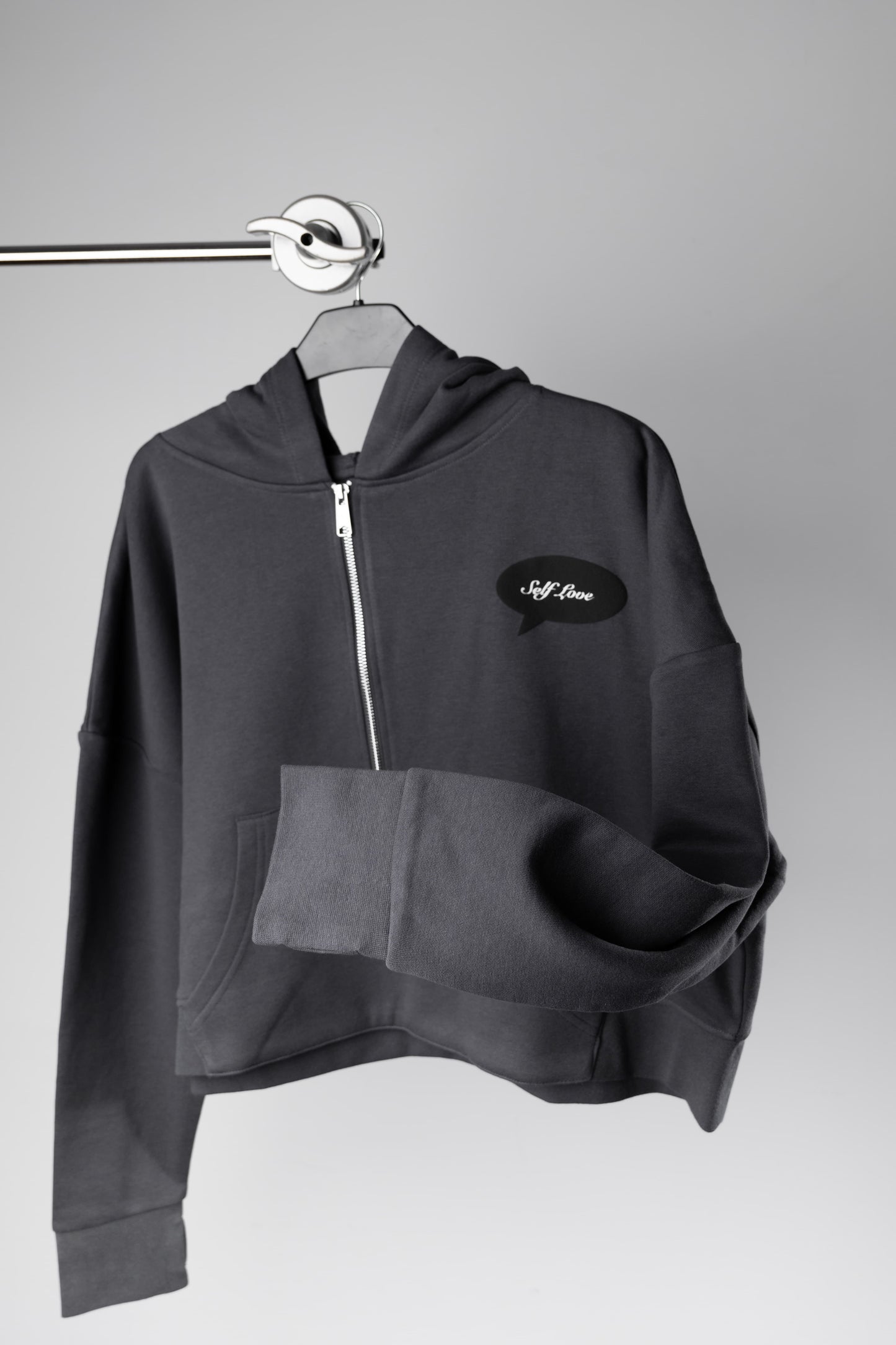 Self Love” Hoodie – Empowerment Grey Edition
