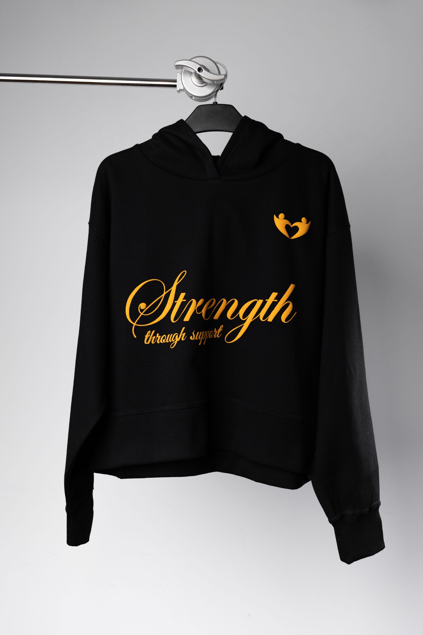 Strength Through Support” Hoodie – We Hold A Hand Edition