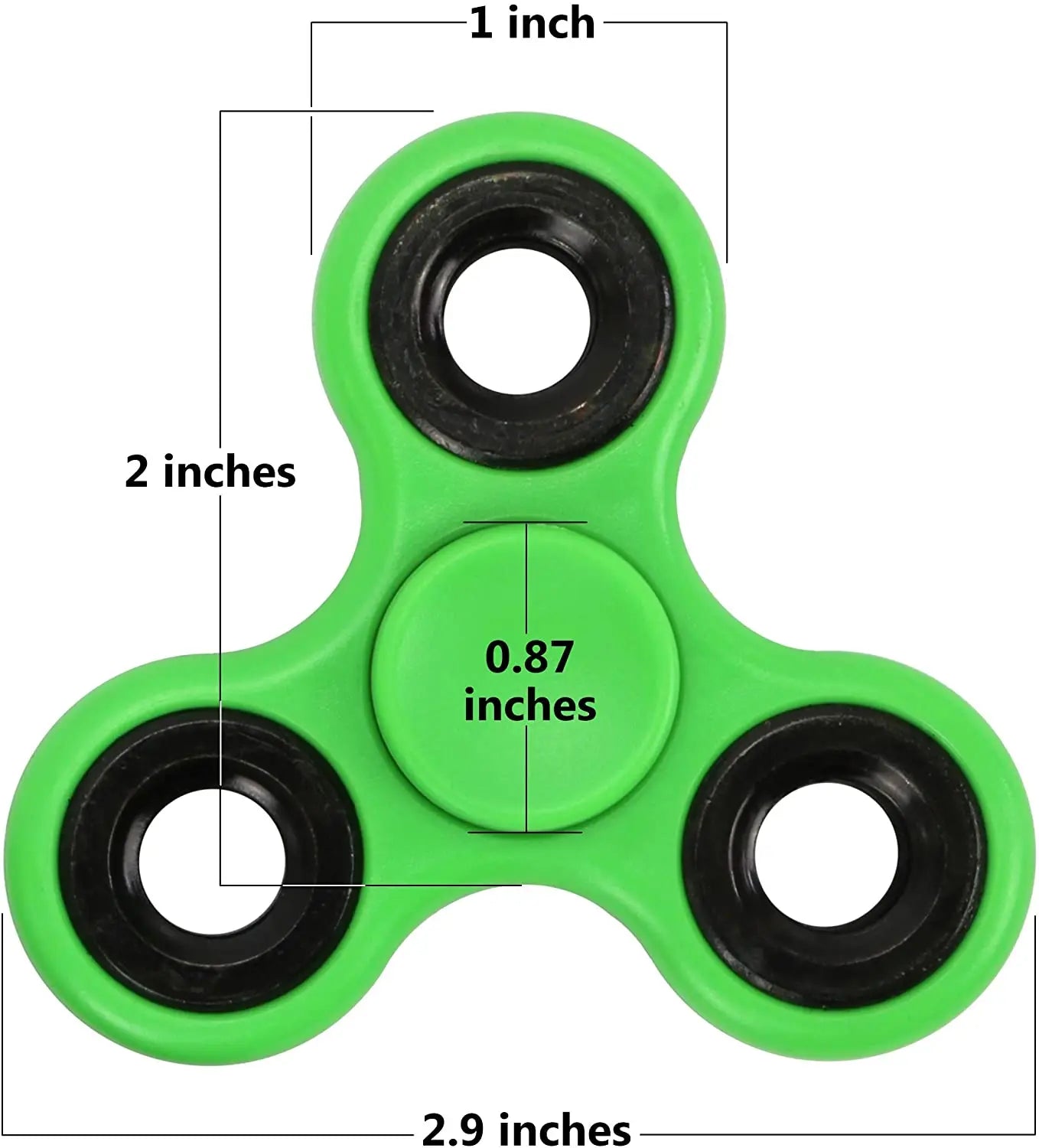 ABS Tri-Spinner Fidget Toy