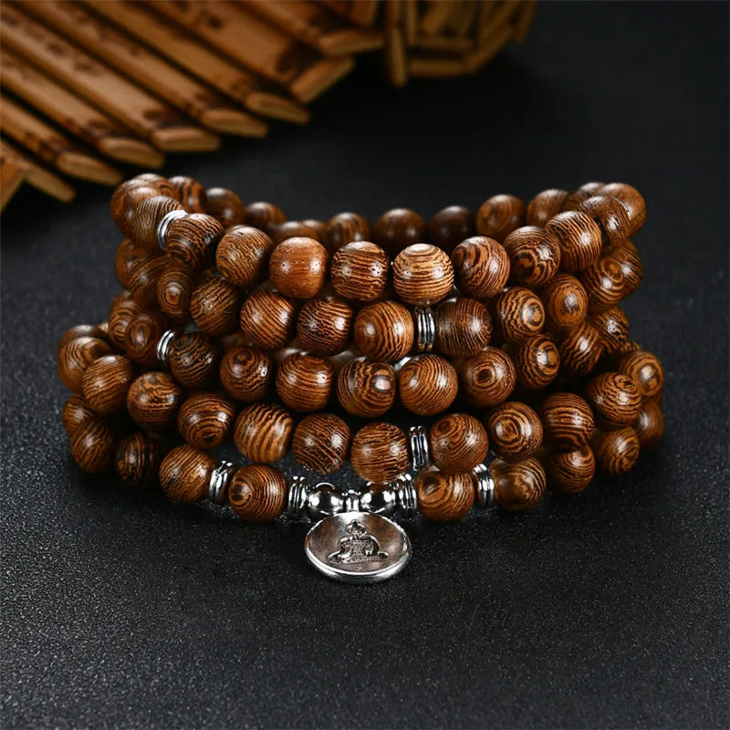 108 Beads Buddhist Mala Bracelet