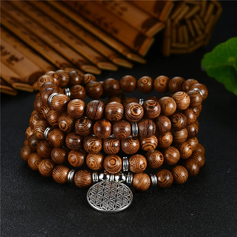 108 Beads Buddhist Mala Bracelet