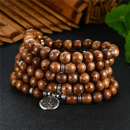 108 Beads Buddhist Mala Bracelet