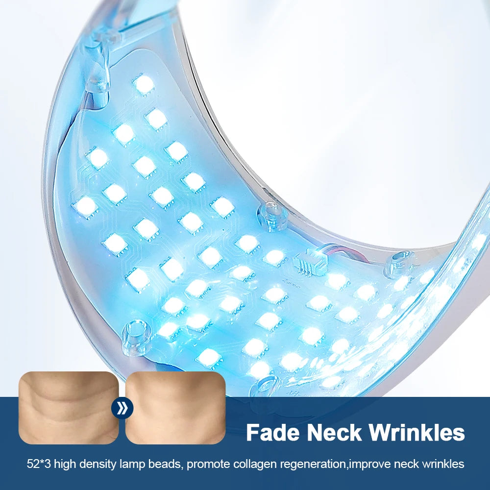 7-Color LED Facial Mask with Neck