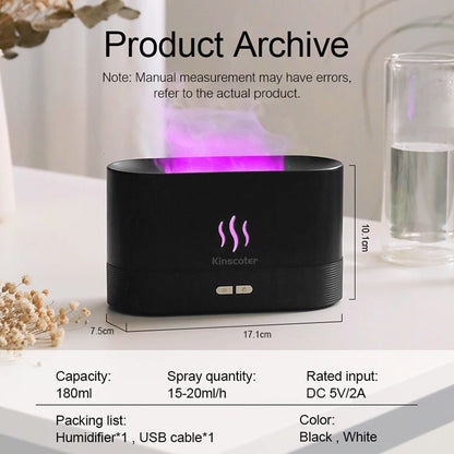 Flame Effect Aromatherapy Diffuser