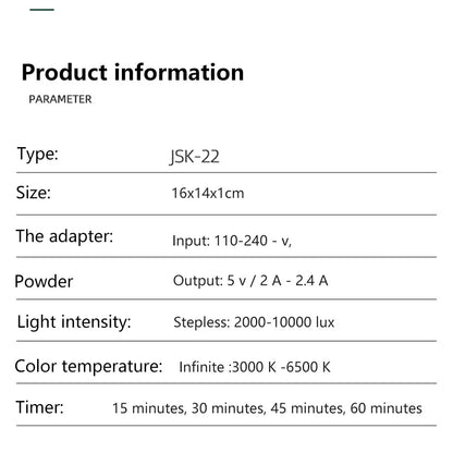 SAD LED Phototherapy Light