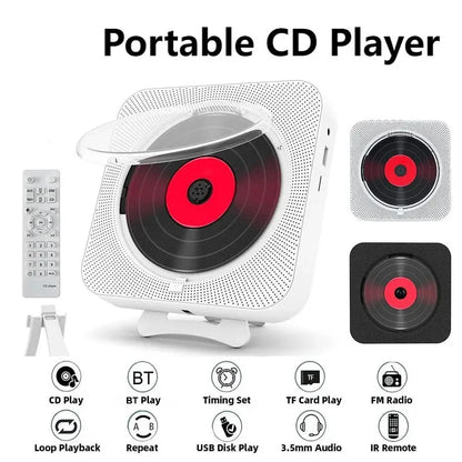 Wall-Mountable Bluetooth CD Player