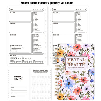 A5 Mental Health & Self-Care Planner