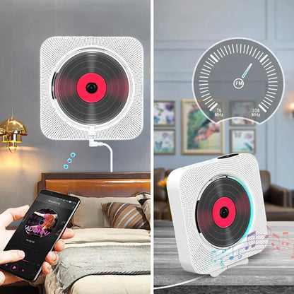 Wall-Mountable Bluetooth CD Player