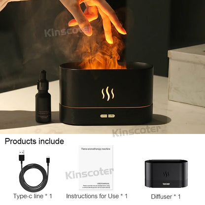 Flame Effect Aromatherapy Diffuser