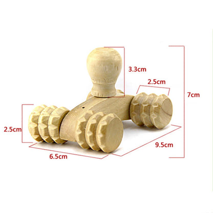 Wooden Foot Roller Massager