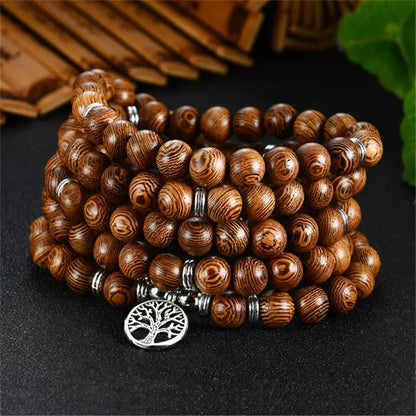 108 Beads Buddhist Mala Bracelet