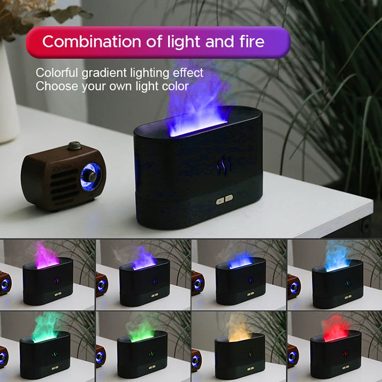 Flame Effect Aromatherapy Diffuser