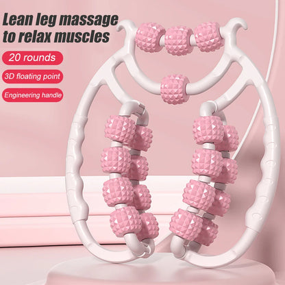 20-Wheel Annular Leg Clamp Massager