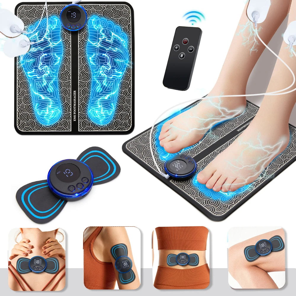 Electric EMS Foot Massager Pad