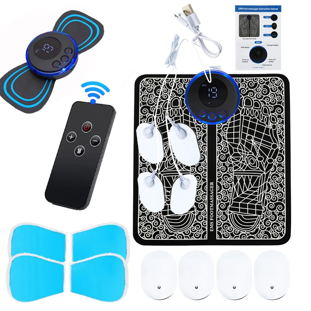 Electric EMS Foot Massager Pad