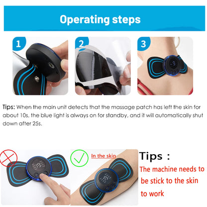 Electric EMS Foot Massager Pad