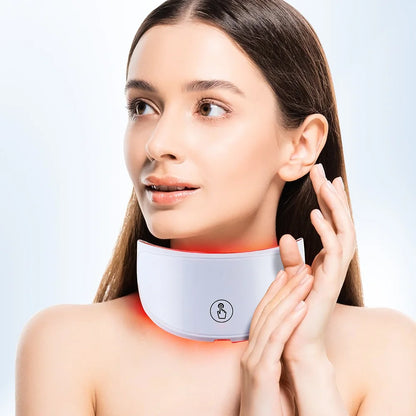 7-Color LED Facial Mask with Neck