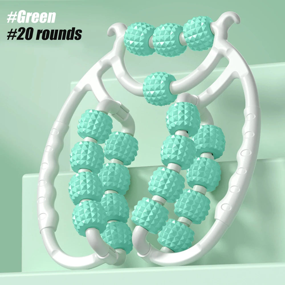 20-Wheel Annular Leg Clamp Massager