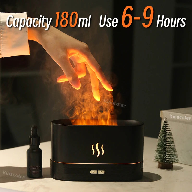 Flame Effect Aromatherapy Diffuser