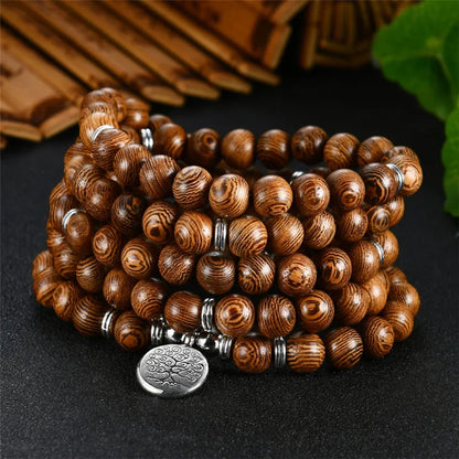 108 Beads Buddhist Mala Bracelet