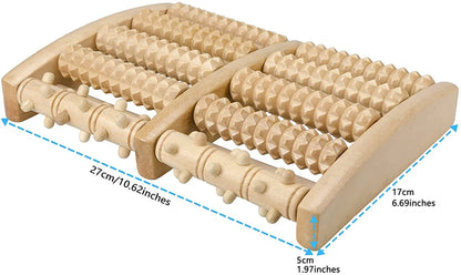 Wooden Foot Roller Massager