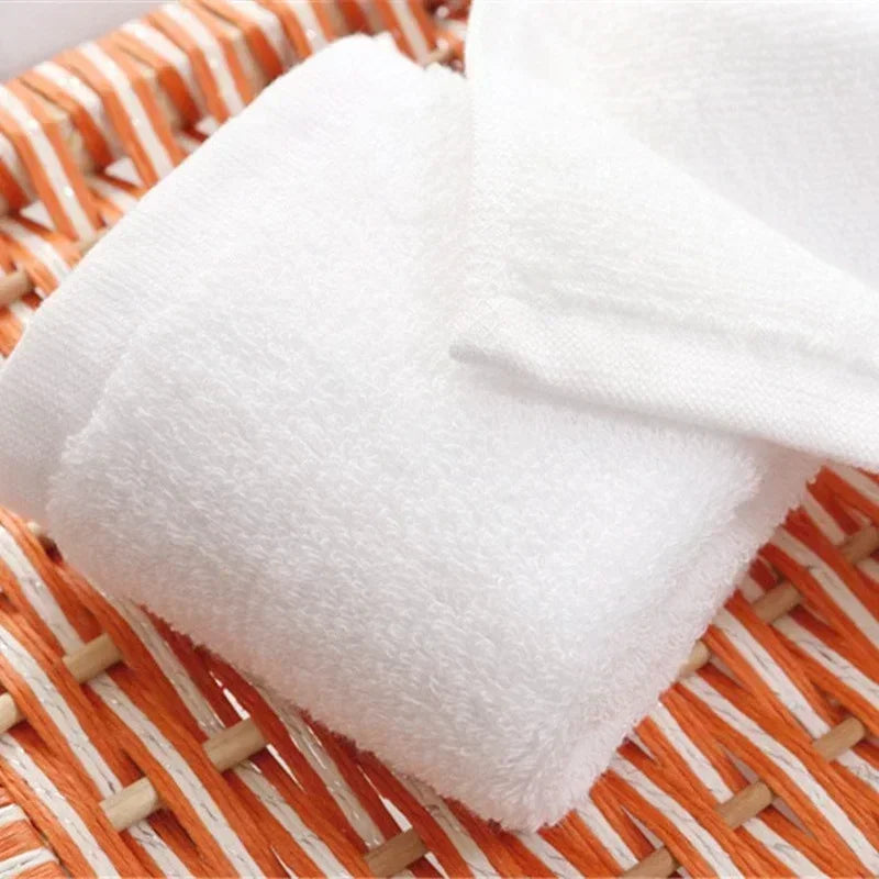 White Cotton Face &amp; Hand Towels