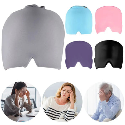 Gel Ice Headache &amp; Migraine Relief Hat