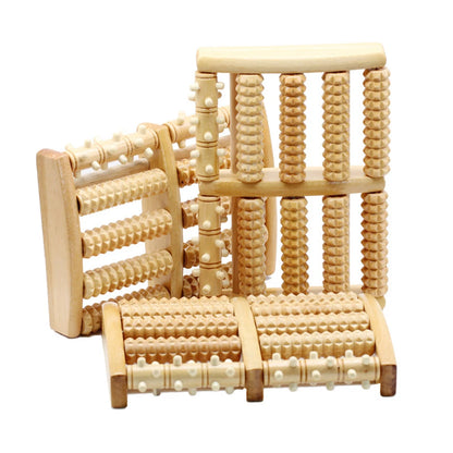 Wooden Foot Roller Massager