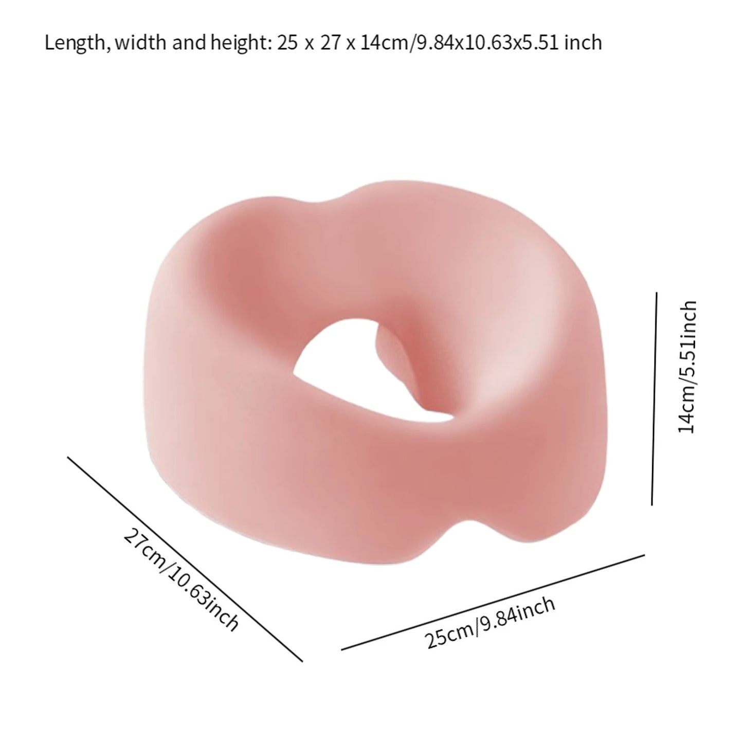 Ergonomic Memory Foam Face Rest Pillow