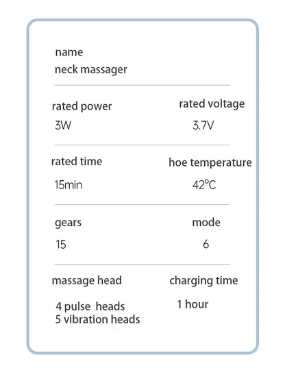 Smart Neck Massage Instrument