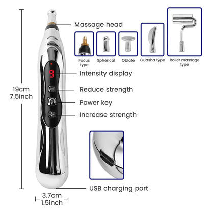 Rechargeable Acupuncture Pen – Pain Relief & Relaxation Therapy