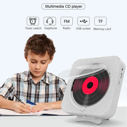 Wall-Mountable Bluetooth CD Player