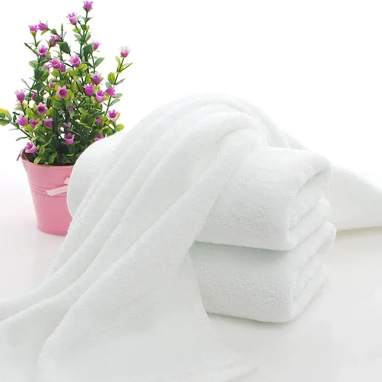 White Cotton Face &amp; Hand Towels