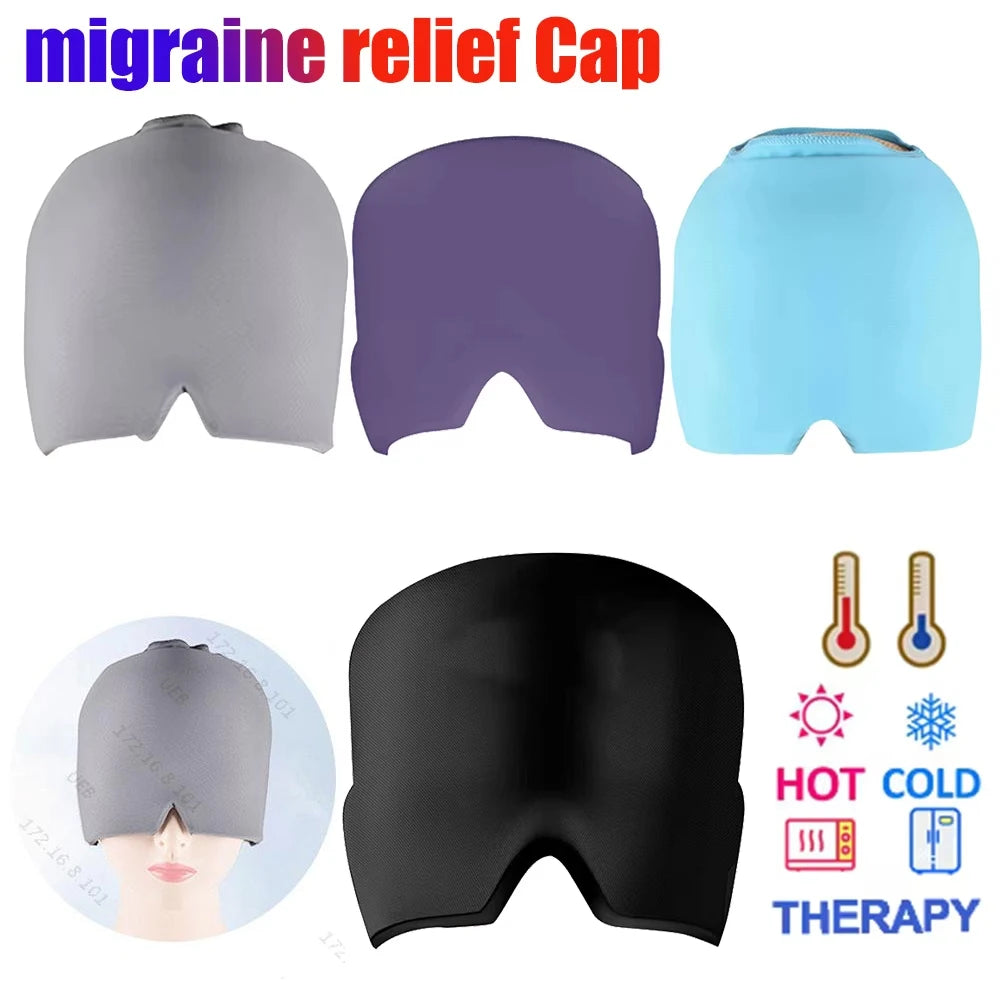 Gel Ice Headache &amp; Migraine Relief Hat