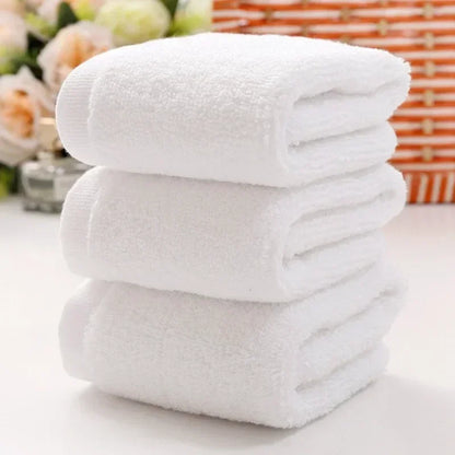 White Cotton Face &amp; Hand Towels