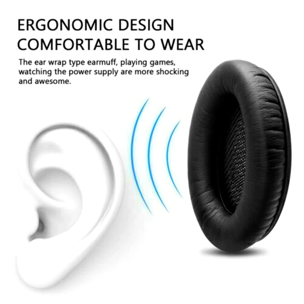 Memory Foam Replacement Ear Cushions