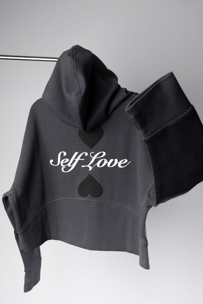 Self Love” Hoodie – Empowerment Grey Edition