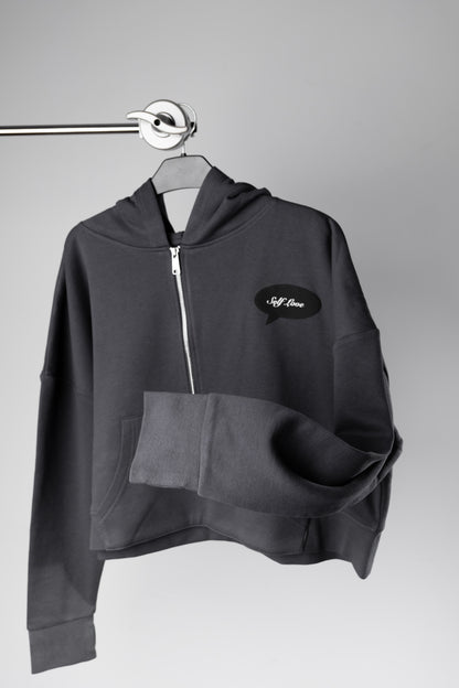Self Love” Hoodie – Empowerment Grey Edition