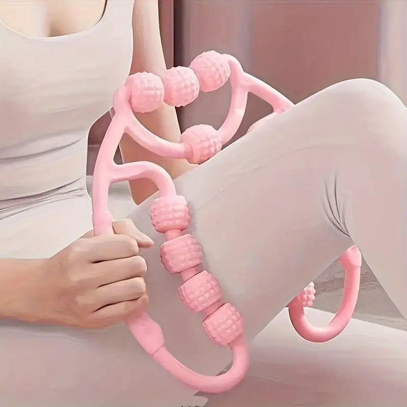 20-Wheel Annular Leg Clamp Massager